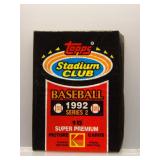 1992 Stadium Club Series 2 Baseball Sealed Pack