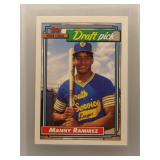 Manny Ramirez 1992 Topps Draft pick Rookie
