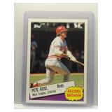 Pete Rose 1985 Topps Record Breaker