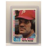 Pete Rose 1982 Topps All-Star