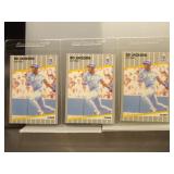 Lot- Bo Jackson 1989 Fleer Lot x3