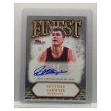 Arvydas Sabonis 2025 Topps Finest Autographs