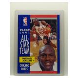 Michael Jordan 1991 Fleer All-Star Team