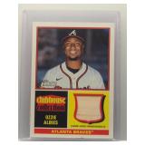Ozzie Albies 2025 Topps Heritage Relic