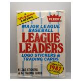 1987 Fleer Baseball League Leaders Sealed Set