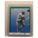 Barry Sanders 1991 Fleer