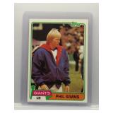 Phil Simms 1981 Topps