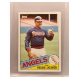Reggie Jackson 1985 Topps