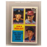 N. Ryan / S. Carlton / G. Perry 1984 Topps...