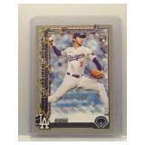 Roki Sasaki 2025 Topps Holiday Rookie Glitter