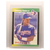 Sammy Sosa 1989 Donruss Rookie