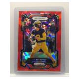 JJ McCarthy 2024 Prizm DP Rookie Red Ice