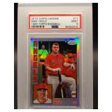 Mike Trout 2019 Topps Chrome '84 PSA 9