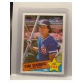 Ryne Sandberg 1985 Topps All-Star