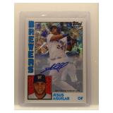 Jesus Aguilar Auto #/199 2019 Topps Mojo