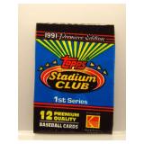 1991 Stadium Club Baseball Sealed Pack