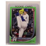 Roki Sasaki 2025 Bowman Rookie Green /399