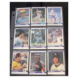 1984 Fleer Baseball Card Lot