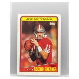Joe Montana 1988 Topps Record Breaker