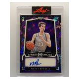 Matas Buzelis 2025 Leaf Sports Heroes Auto...