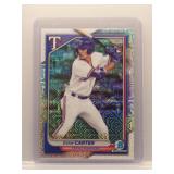 Evan Carter 2024 Bowman Chrome Rookie Mojo...