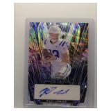 Riley Leonard 2024 Leaf Metal Silver Rookie...