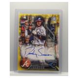 Dansby Swanson 2016 Bowman Inception RC Auto /25