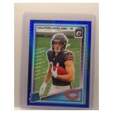 Colston Loveland 2025 Optic Rookie blue