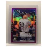 Aaron Judge 2017 Optic Purple Holo Rookie