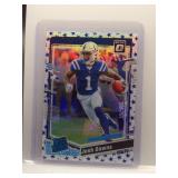 Josh Downs 2023 Optic Rookie Star Foil