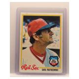 Carl Yastrzemski 1978 Topps All-Star