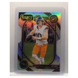 Bo Nix 2024 Select Silver Die Cut Rookie