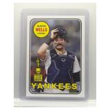 Austin Wells 2025 Topps Heritage Rookie Cup