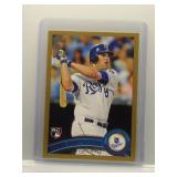 Mike Moustakas #/2011 Topps Update Rookie gold