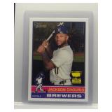 Jackson Chourio 2025 Topps Heritage Chrome...