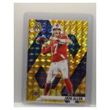 Josh Allen 2025 Mosaic Yellow Reactive