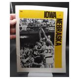 Iowa Hawkeyes vs Nebraska 1975 Basketball Program