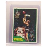 Larry Bird 1981 Topps Super Action