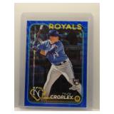 Tyler Cropley #/75 Rookie 2024 Topps Chrome blue