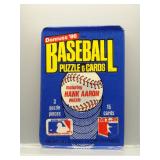 1986 Donruss Baseball Sealed Wax Pack