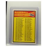 1984 Donruss Checklist 339-442