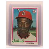 Lou Brock 1978 Topps