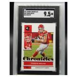 Travis Kelce 2021 Chronicles Red /399 SGC 9.5