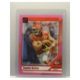 Travis Kelce 2024 Clearly Donruss Pink