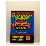 1991 Stadium Club 1st Series Baseball Sealed Pack