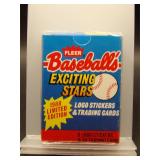 1988 Fleer Baseball Exciting Stars Sealed Set
