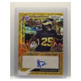 Hassan Haskins 2022 Leaf Pro Set RC Auto Gold /1