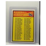 1984 Donruss Checklist 235-338