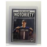 Colston Loveland 2025 Mosaic Notoriety Rookie