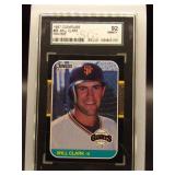Will Clark 1987 Donruss Rookie SGC 92